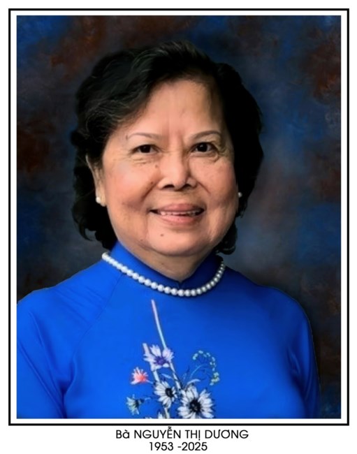 Obituary of Duong Thi Nguyen