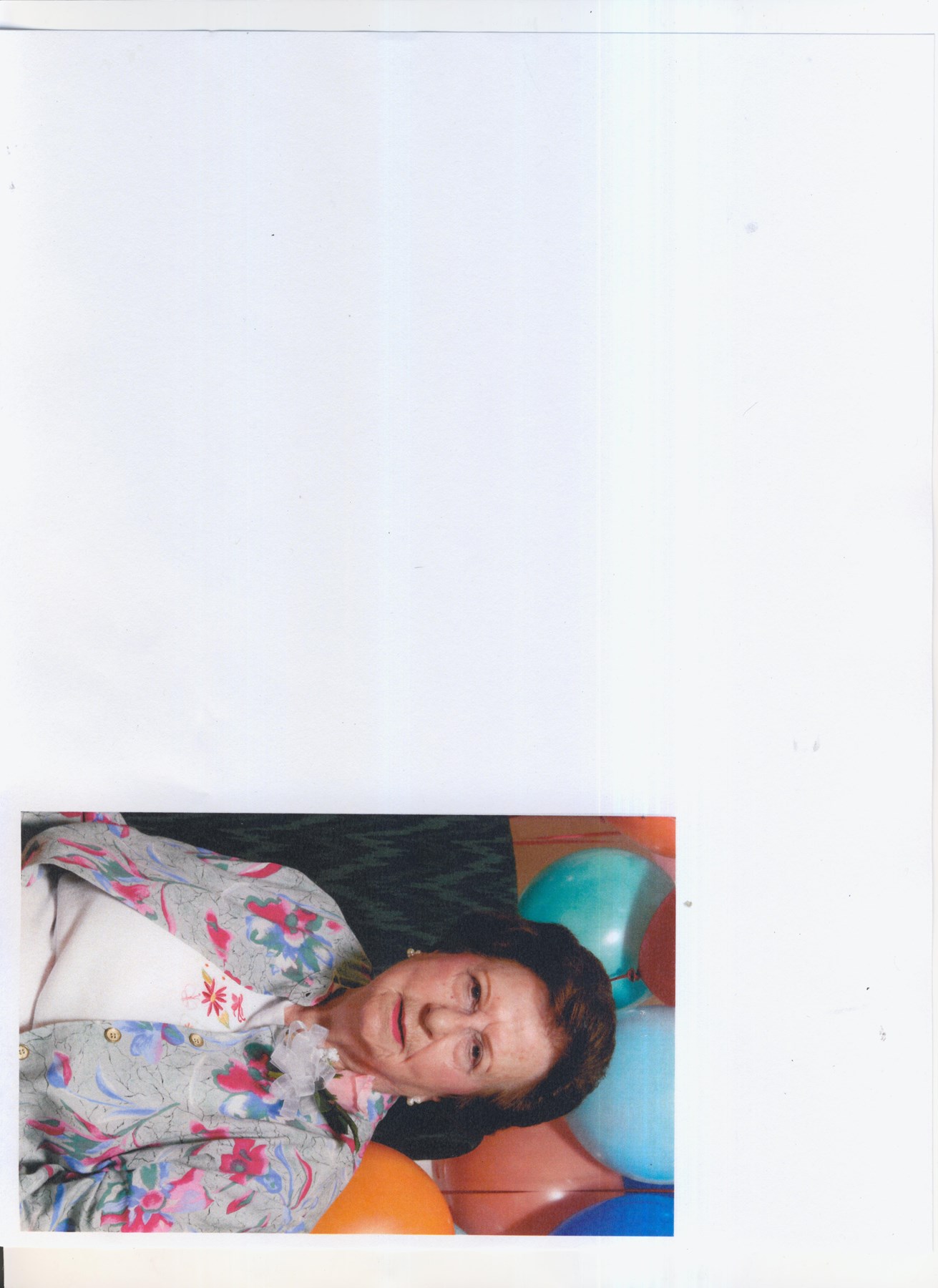 Obituary of Sara Frances Shaw