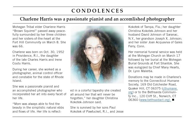 Obituary of Charlene E Harris