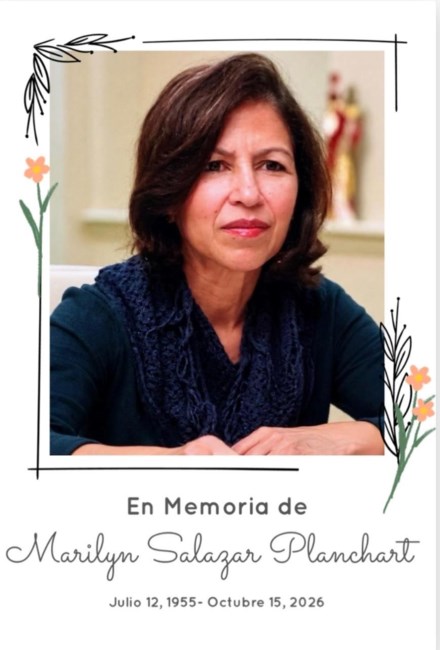 Obituary of Marilyn Josefina Salazar Planchart