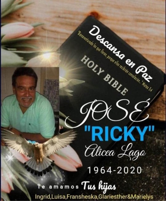 Obituary of José "Ricky" Alberto Alicea Lago
