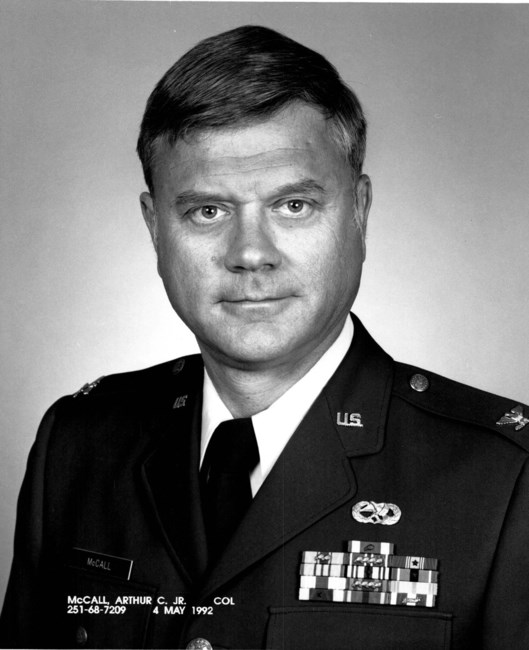 Obituary of Arthur "Artie" C. McCall, Jr.