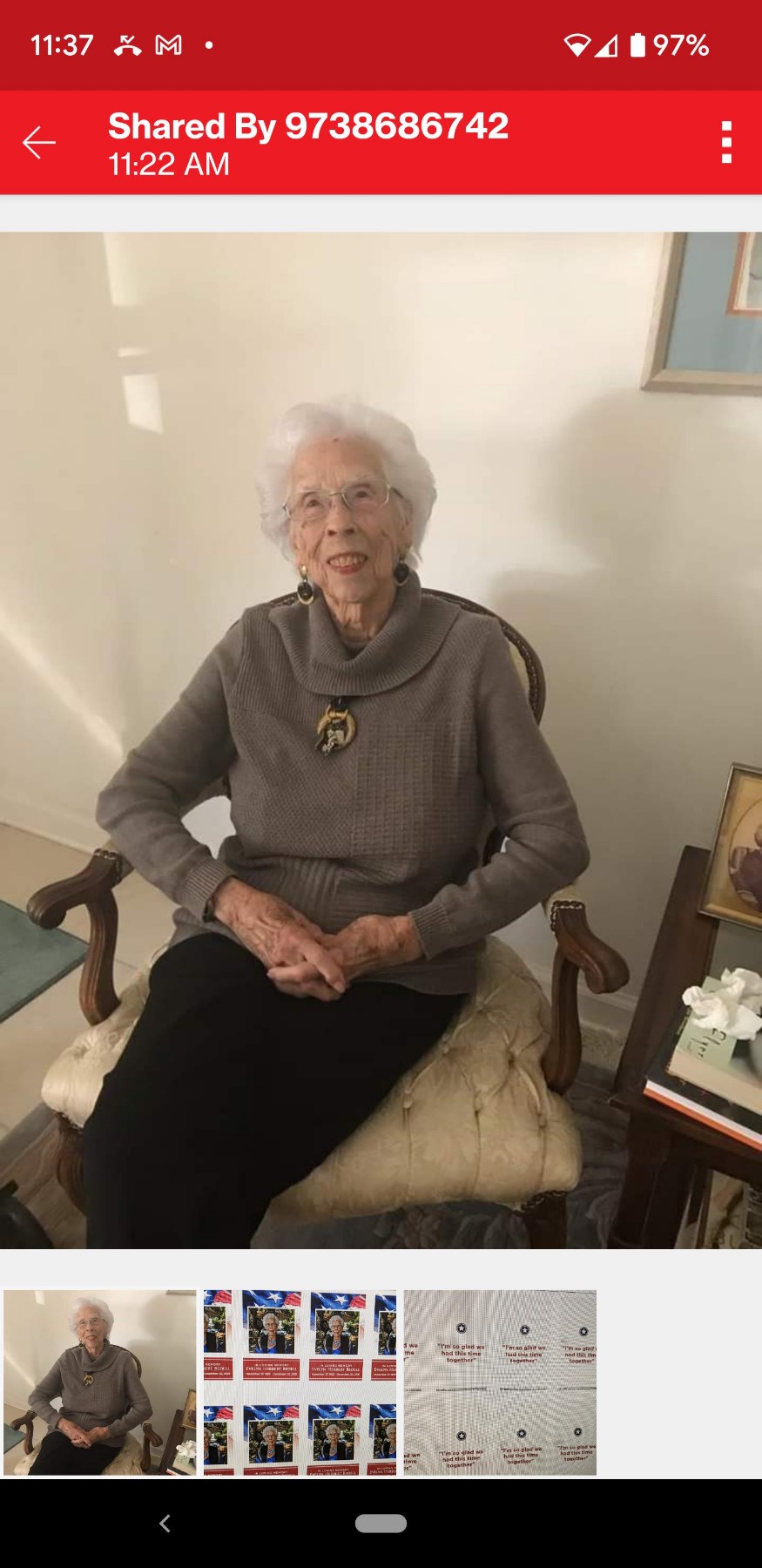 Obituary of Evelyn Herbert Bedell