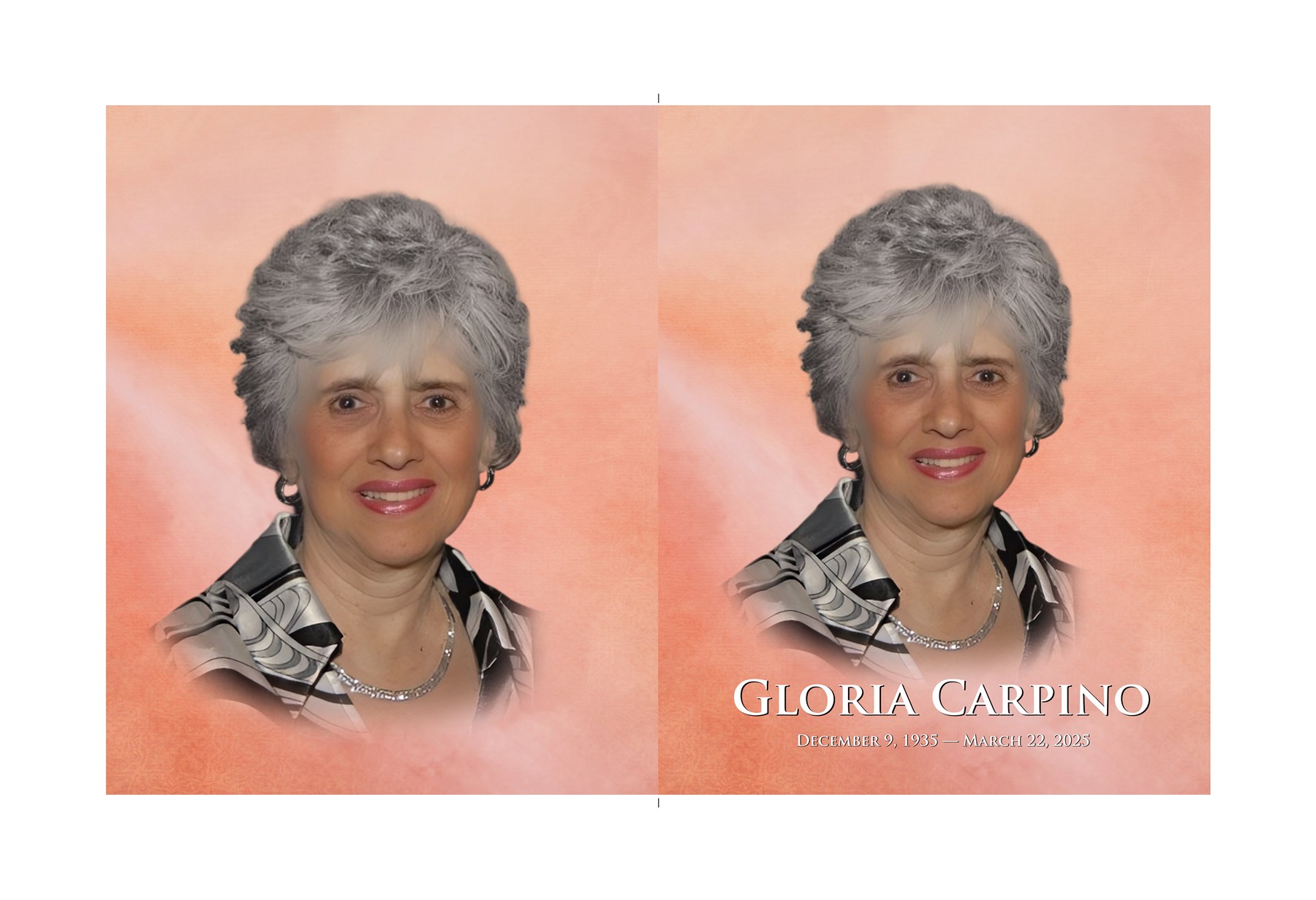 Avis de décès de Gloria Ann Carpino