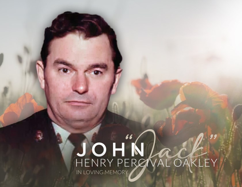 Avis de décès de John Henry Percival Oakley