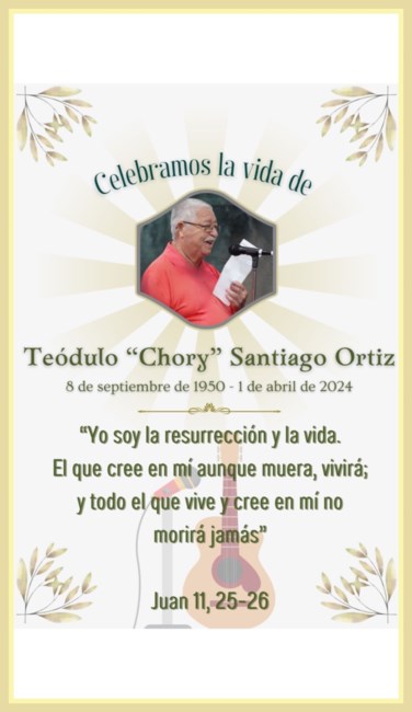 Obituario de Teodulo Santiago Ortiz
