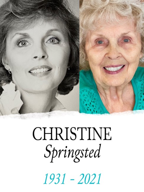 Obituary of Christine Helen Springsted
