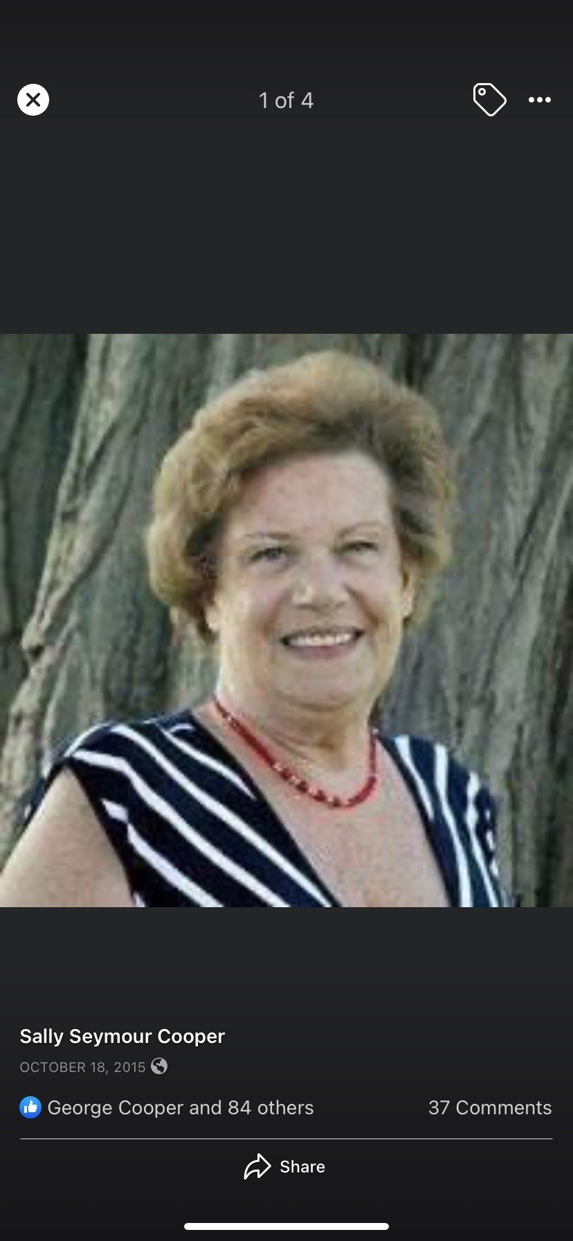 Obituary of Sarah E. Cooper