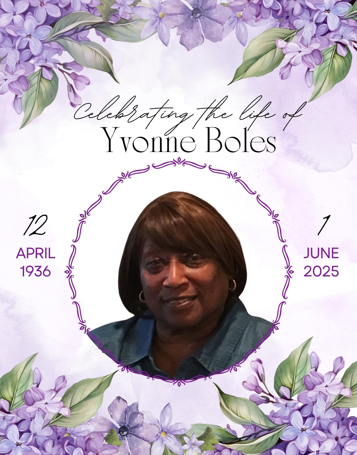 Obituary of Yvonne L. Boles