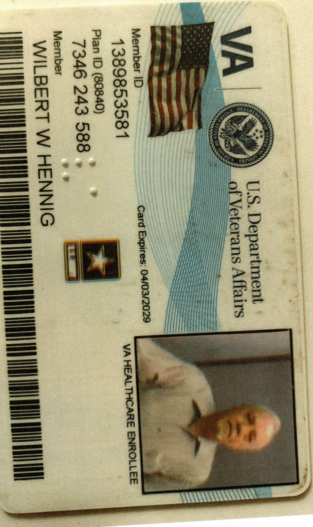 Obituary of Wilbert William Hennig Jr.