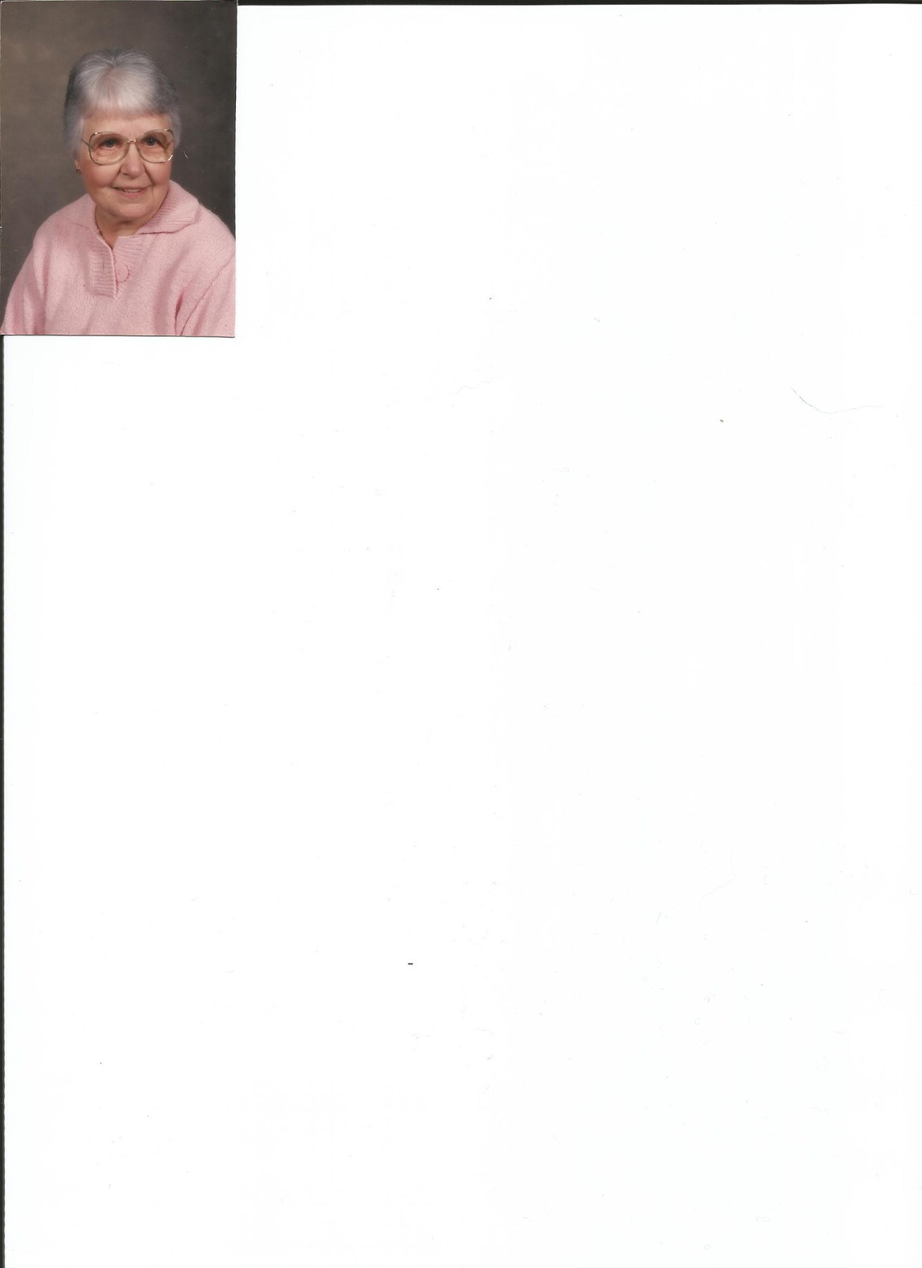 Obituary of Frances Marie Crane