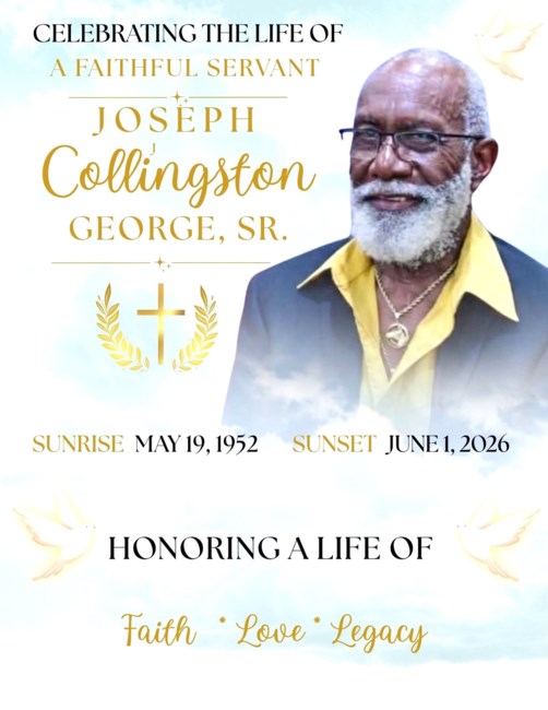 Obituary of Joseph Collingston George Sr.