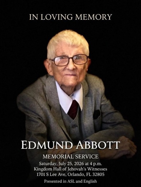Obituary of Edmund Abbott