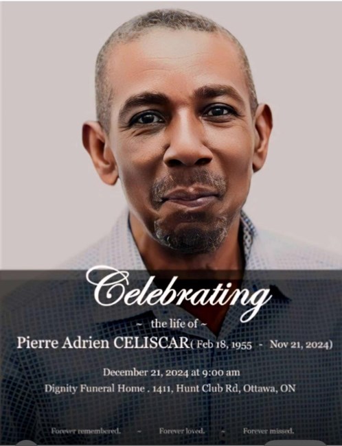 Obituary of Pierre Adrien Celiscar