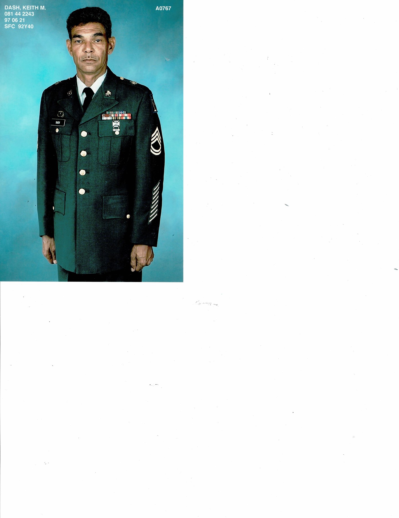 Obituary of Keith Martin Dash