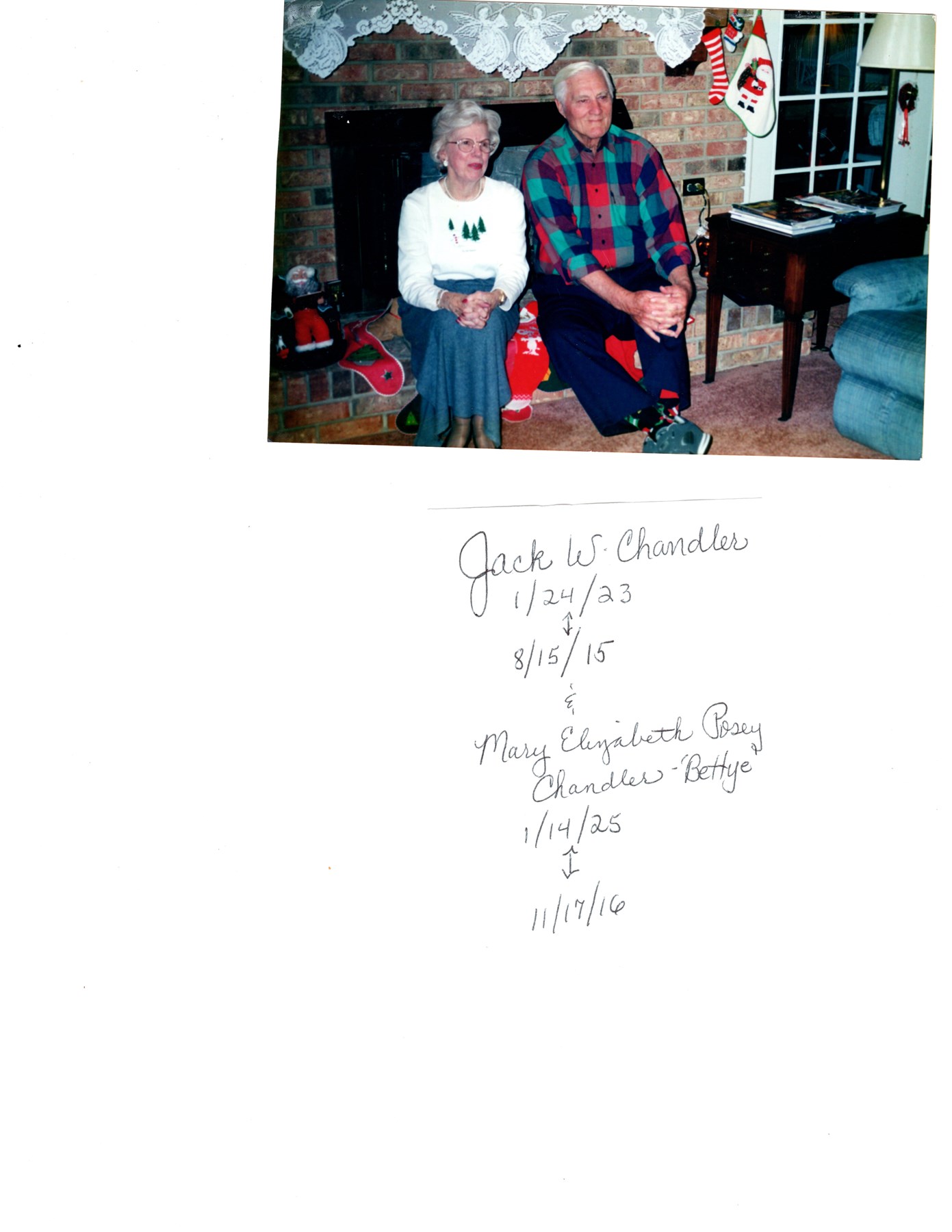 Obituary of Jack W Chandler