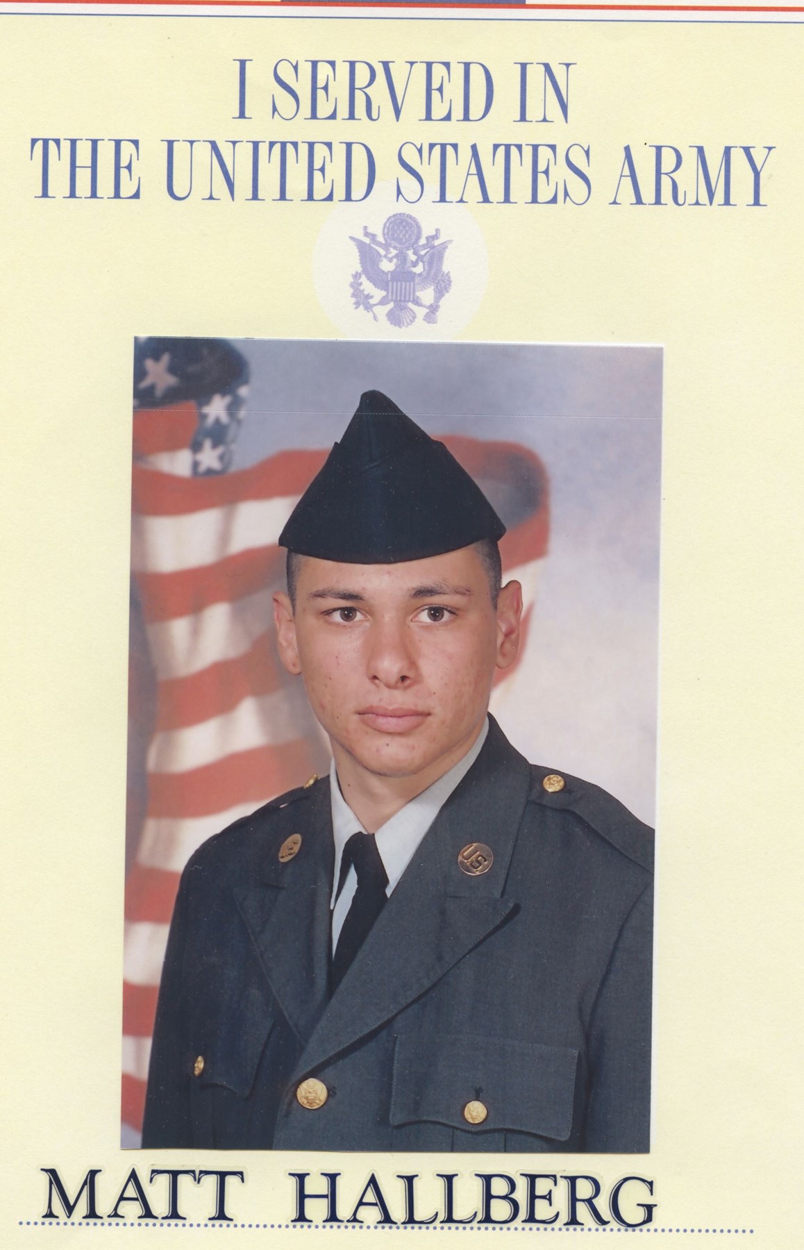 Obituary of Matthew Lee Hallberg