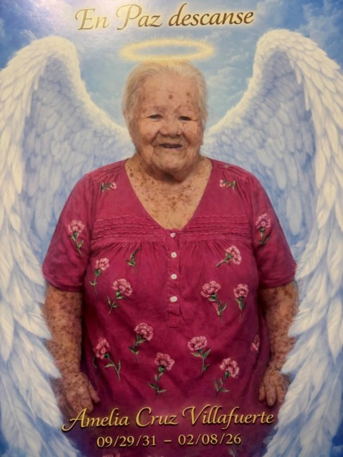 Obituario de Amelia Cruz Villafuerte