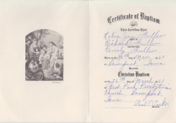 Obituary of Robin Jay Fuller