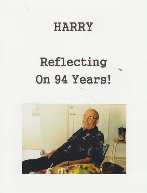 Obituario de Harry William Redding