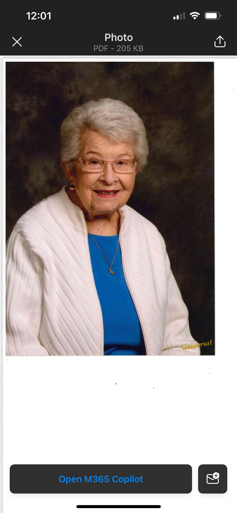 Avis de décès de Vera Rachel Simon