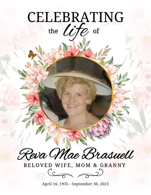 Obituario de Reva Mae Brasuell