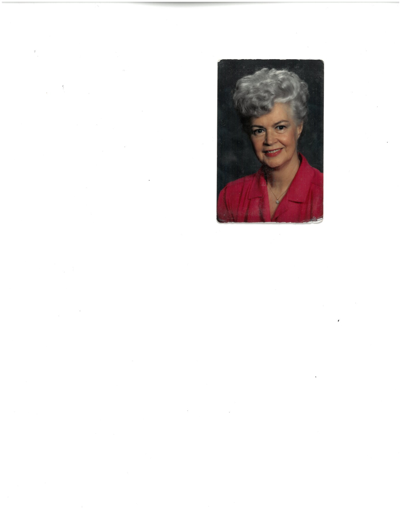 Obituary of June Millicent Charlton