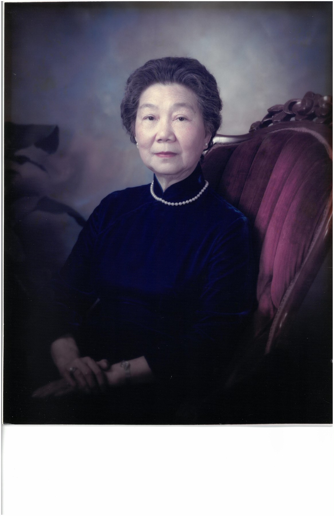 Obituary of Ning Lai Unya (Fu) Chang 張銀蘭