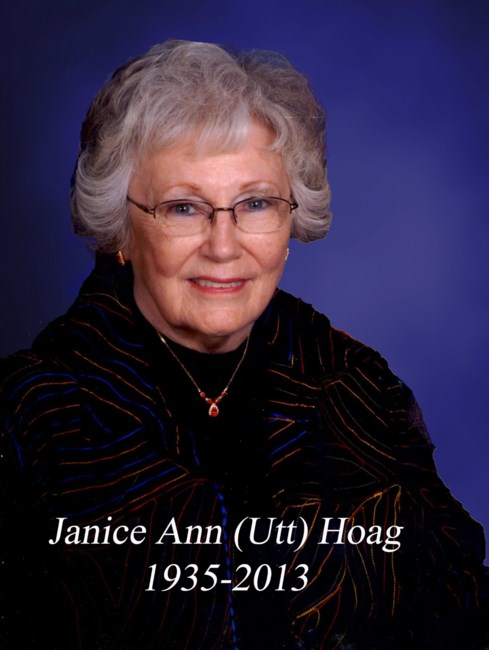 Obituary of Janice Ann (Utt) Hoag