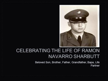 Obituary of Ramon Navarro Sharbutt