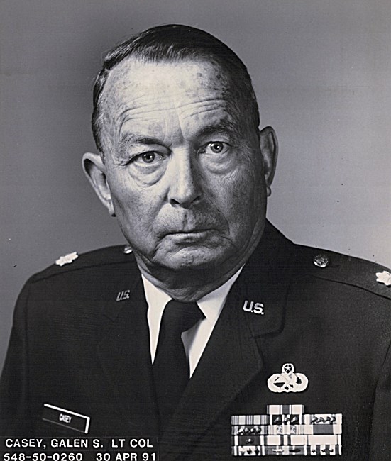 Obituary of Galen Scott Casey "Casey" LTC (Ret.)