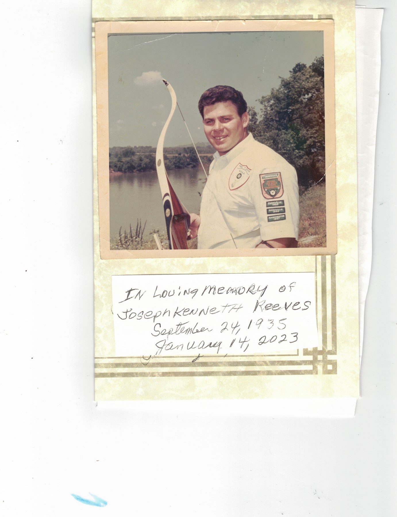 Obituary of Joseph Kenneth Reeves