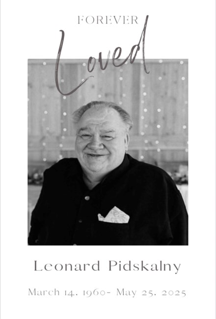 Obituary of Leonard James Pidskalny