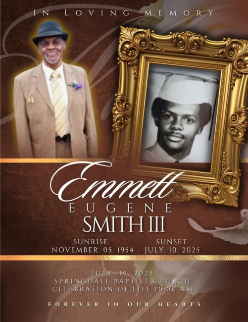 Obituary of Emmett E Smith III