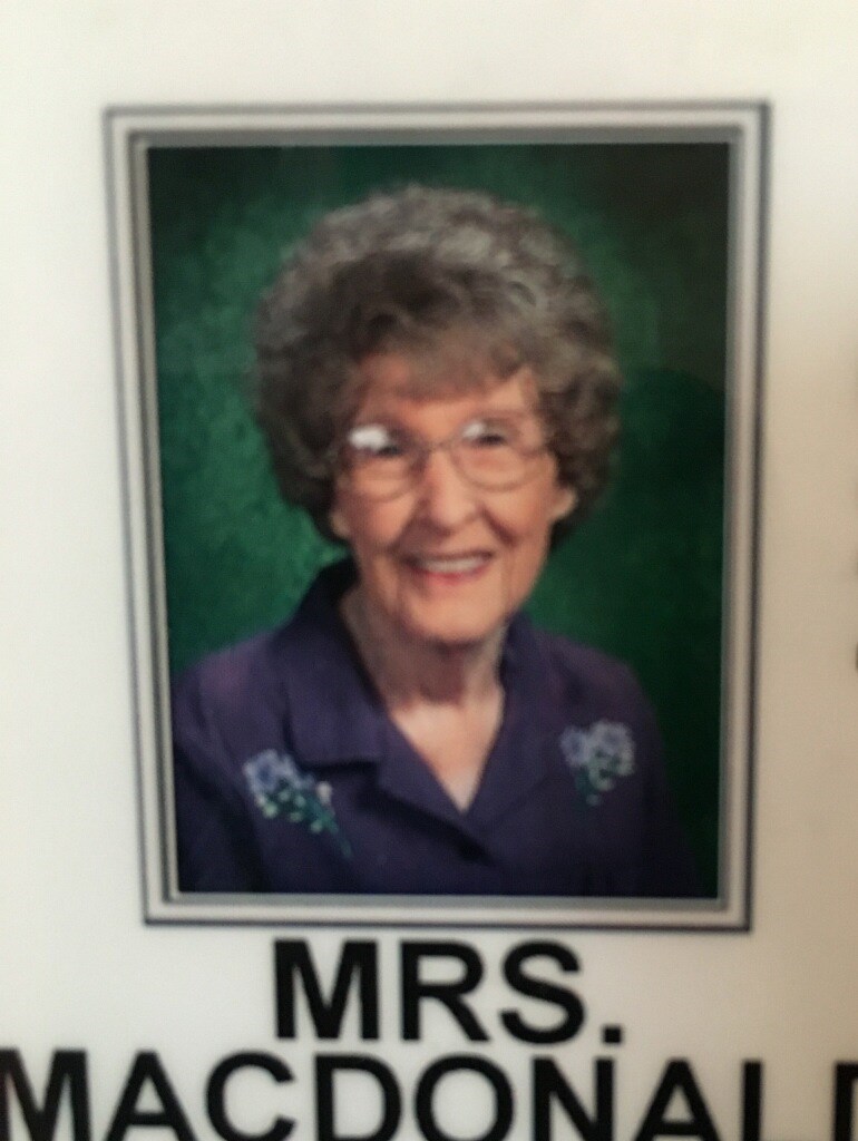 Obituary of Catherine Jean Macdonald