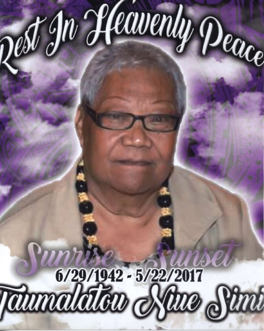 Obituary of Taumalatou Niue Simi