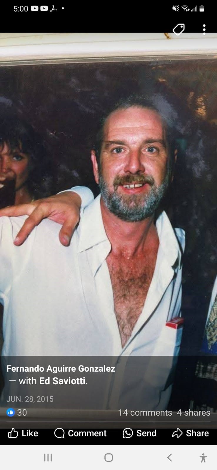 Obituary of Fernando Aguirre Gonzalez