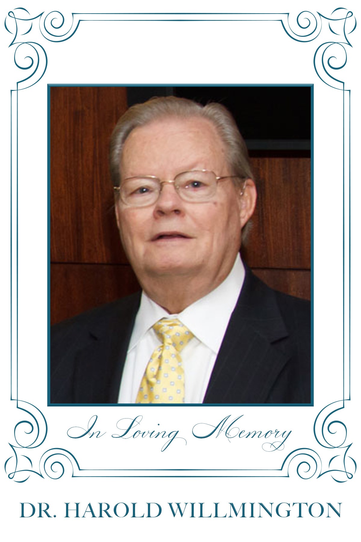 Obituary of Dr. Harold L Willmington