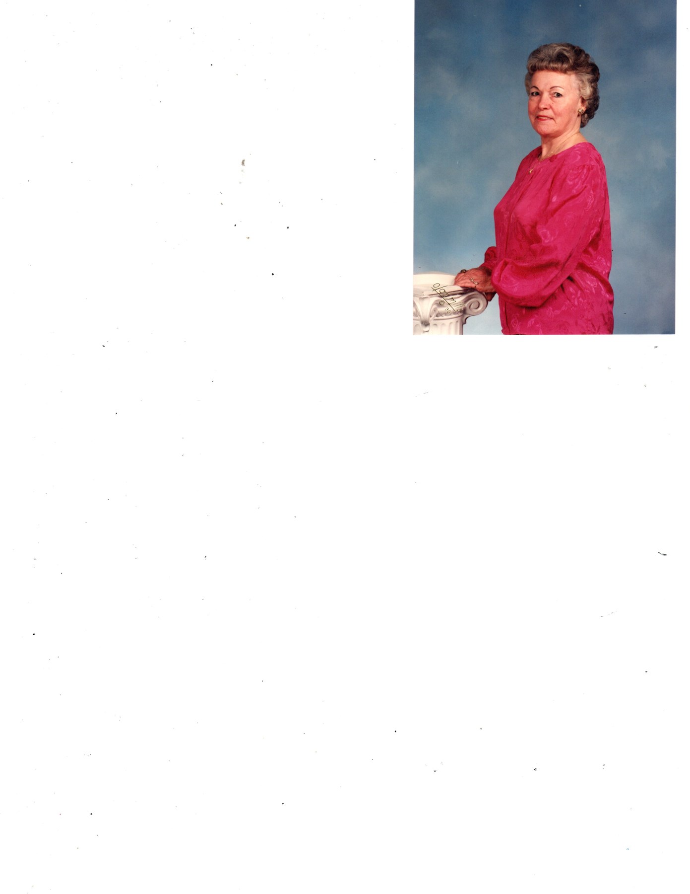 Obituary of Nora Anntoinette Gray Pierce