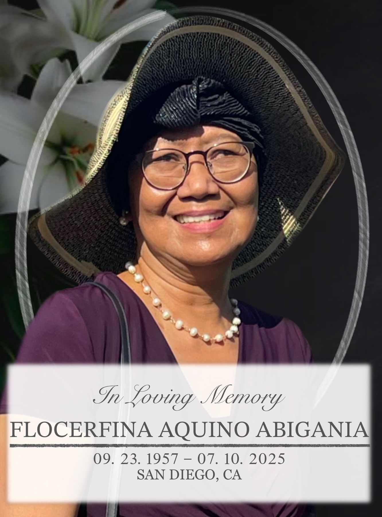 Obituary of Flocerfina Aquino Abigania
