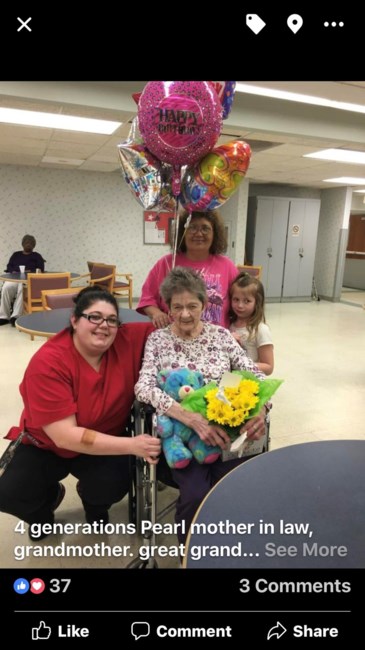 Obituary of Pearl M Rowney