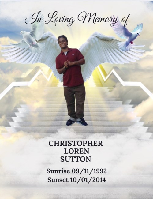 Obituary of Christopher Loren Sutton