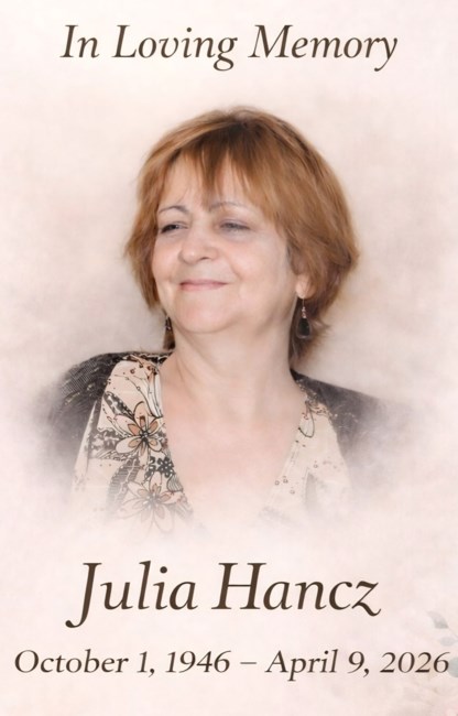 Obituary of Julia Hancz
