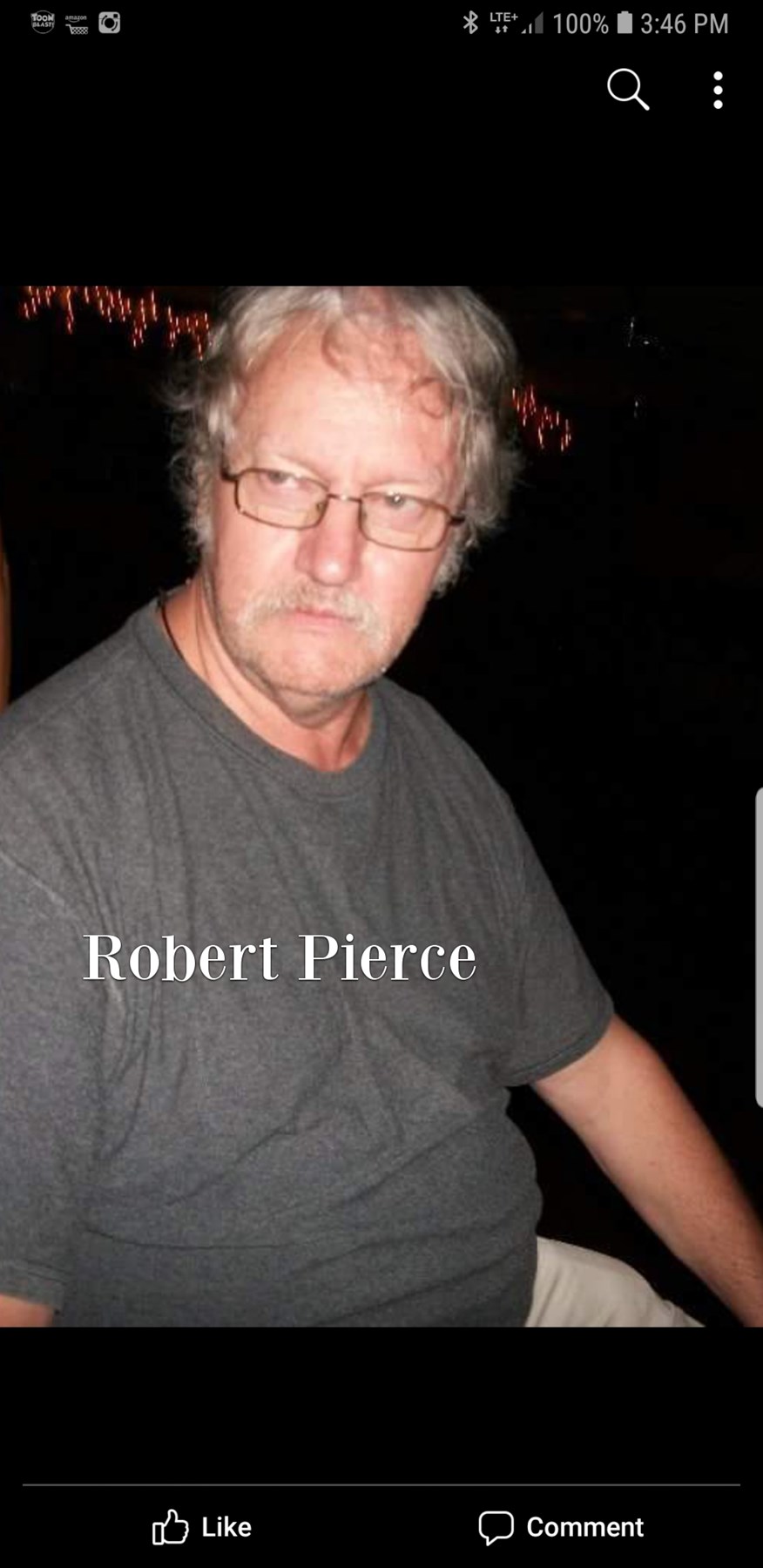 Obituary of Robert Pierce