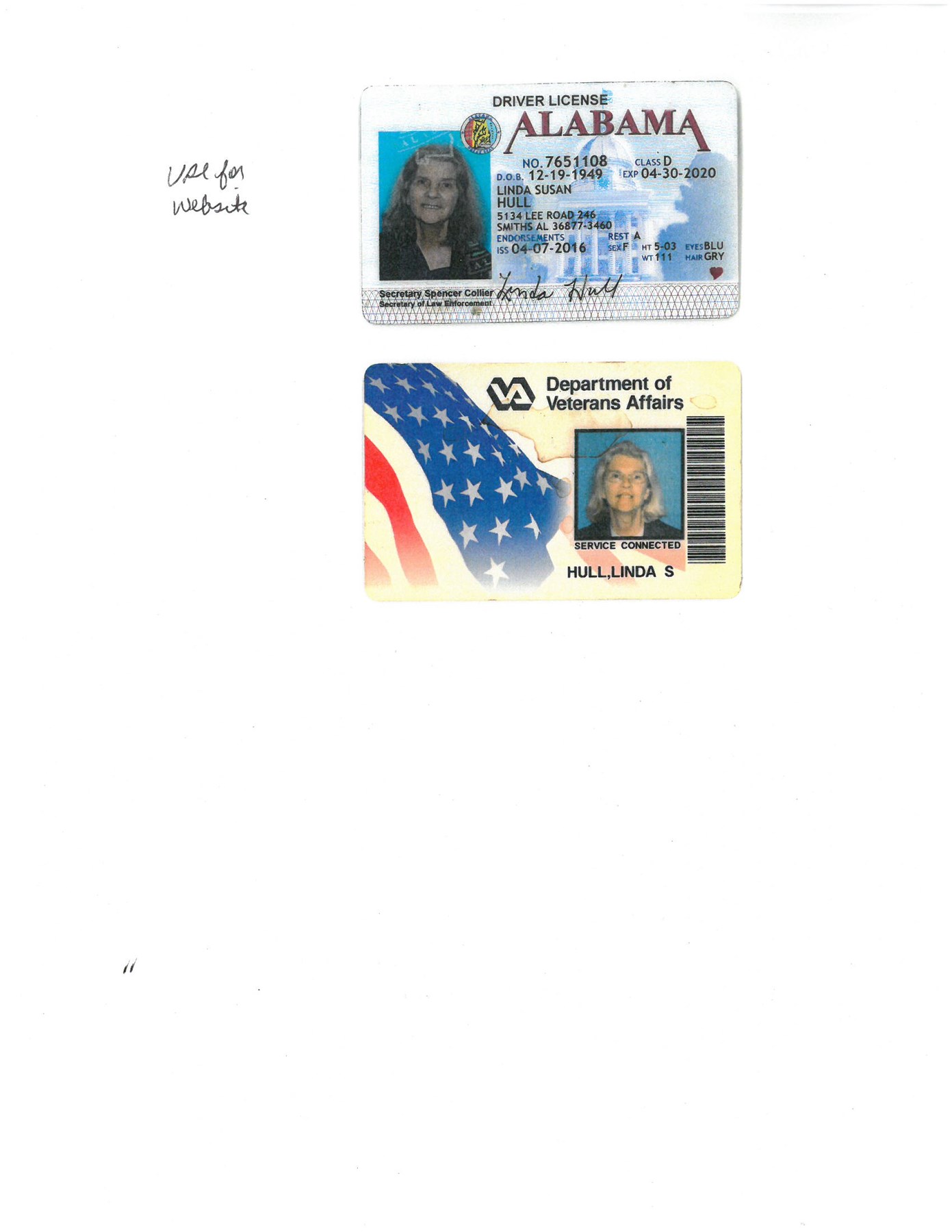 Obituary of Linda Susan Hull