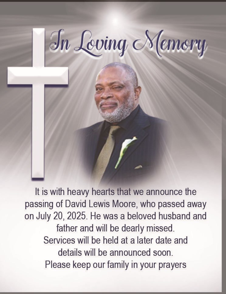 Obituario de David "Moses" Lewis Moore