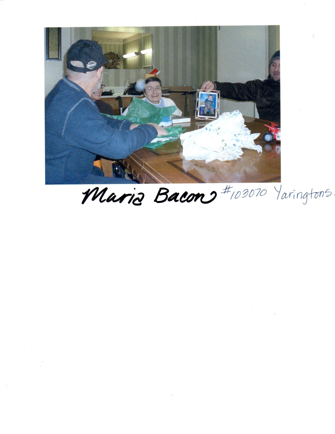 Obituary of Maria A Bacon