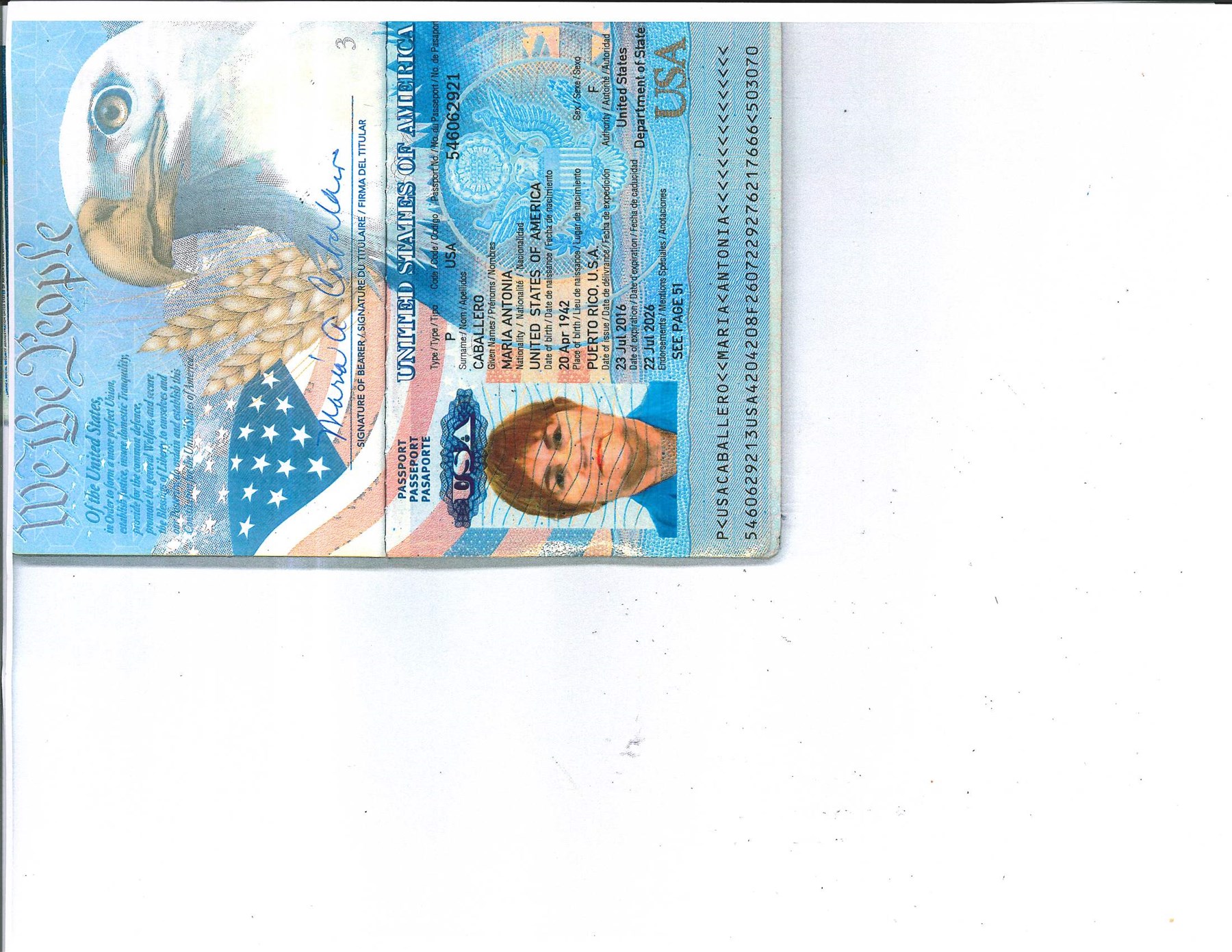 Obituary of Maria Antonia Caballero Sauri