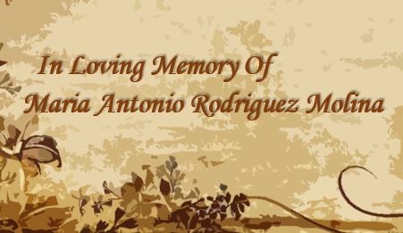 Obituary of Maria Antonia Rodriguez Molina