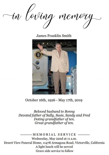Obituary of James Franklin Smith
